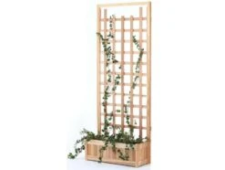 Cedar 2pc. Planter With Trellis Panel