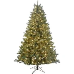7.5 Echo Mountain Pine Christmas Tree: LED Music Activated Lights