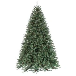 7.5 Foot Jackson Pine Blue Christmas Tree: Clear Lights