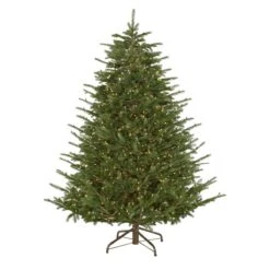 7.5 Foot Nature's Own Fraser Fir Christmas Tree: Clear Lights