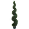 6 Foot Artificial Rosemary Spiral Topiary: Potted 2 6 Foot Artificial Rosemary Spiral Topiary: Potted -Artificial Trees Shop STW1029 ZM 1