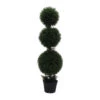 4 Foot UV Protected Cedar Triple Ball Topiary: Potted 2 4 Foot UV Protected Cedar Triple Ball Topiary: Potted -Artificial Trees Shop TP170848 front 1000