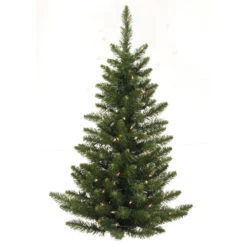 3 Foot Camdon Fir Wall Tree: Clear LED Lights
