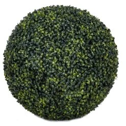 20 Inch Polyblend Outdoor Boxwood Ball: UV Protected